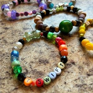 One of a Kind Taylor Swift Bracelets (set of 5)